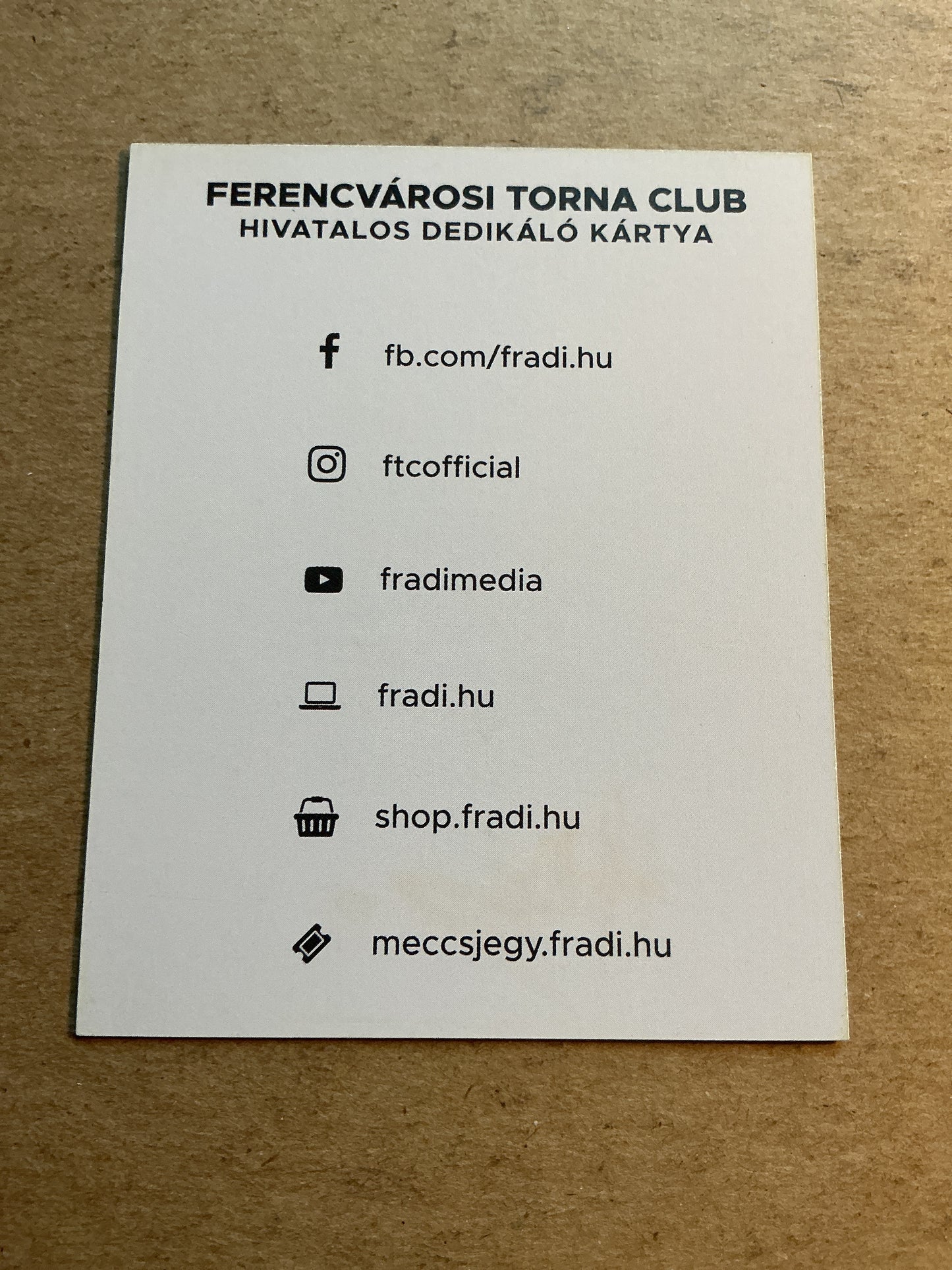 Franck Boli, Ivory Coast 🇨🇮 Ferencvaros TC 2021/22 hand signed