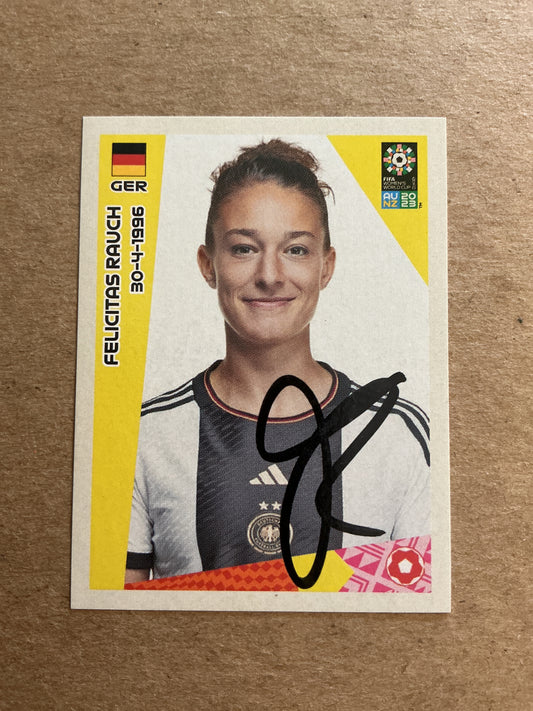 Felicitas Rauch, Germany 🇩🇪 FIFA Women’s World Cup 2023 Panini hand signed