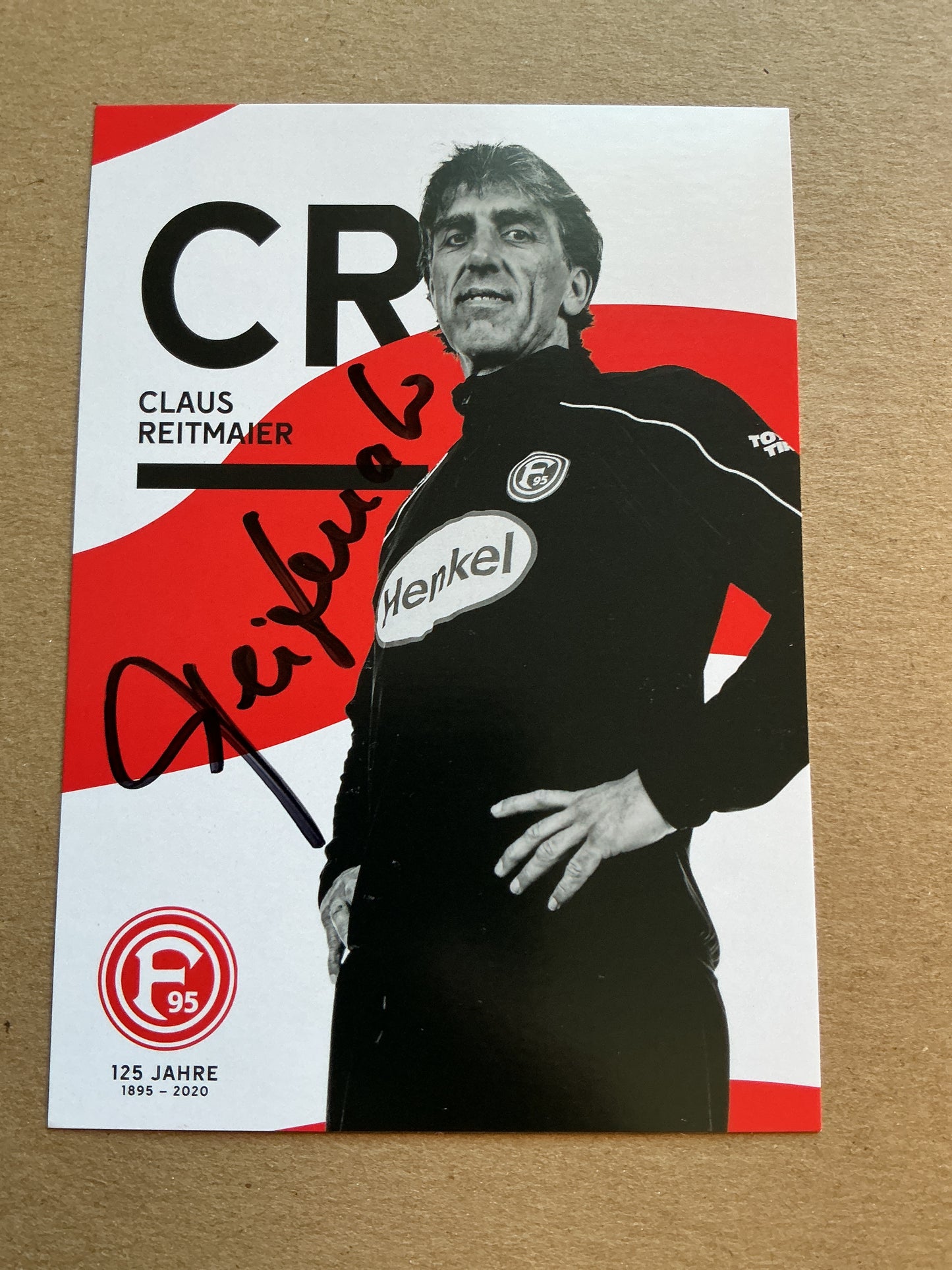 Claus Reitmaier, Germany 🇩🇪 Fortuna Düsseldorf 2019/20 hand signed