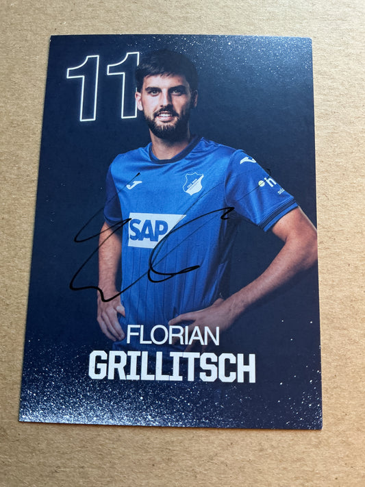 Florian Grillitsch, Austria 🇦🇹 TSG 1899 Hoffenheim 2024/25 hand signed