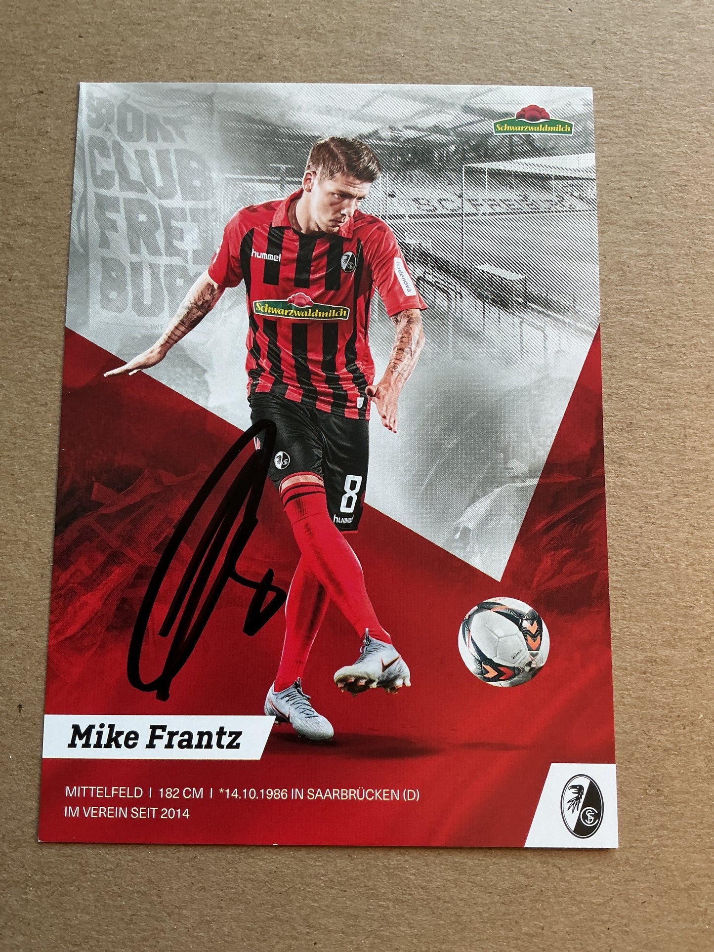 Mike Frantz, Germany 🇩🇪 SC Freiburg 2019/20 hand signed