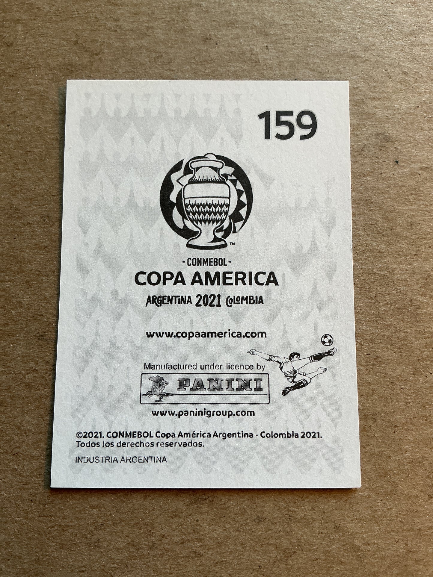 Charles Aranguiz, Chile 🇨🇱 Copa America 2021 Panini hand signed