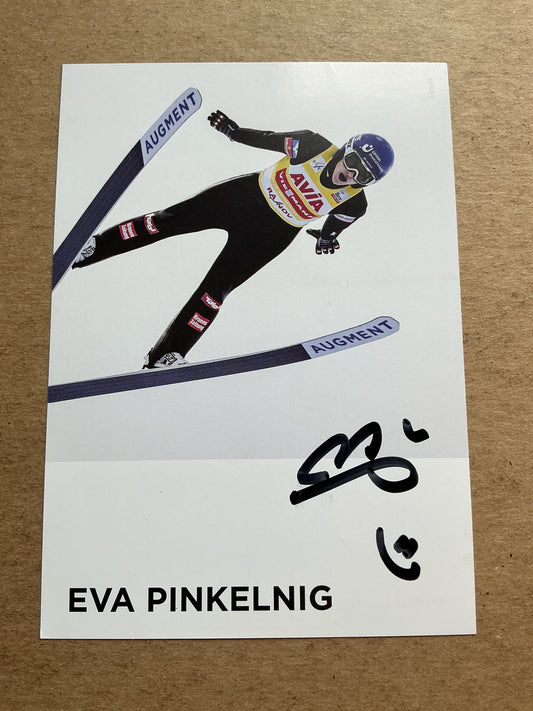 Eva Pinkelnig, Austria 🇦🇹 Ski Jumping 2023/24 hand signed