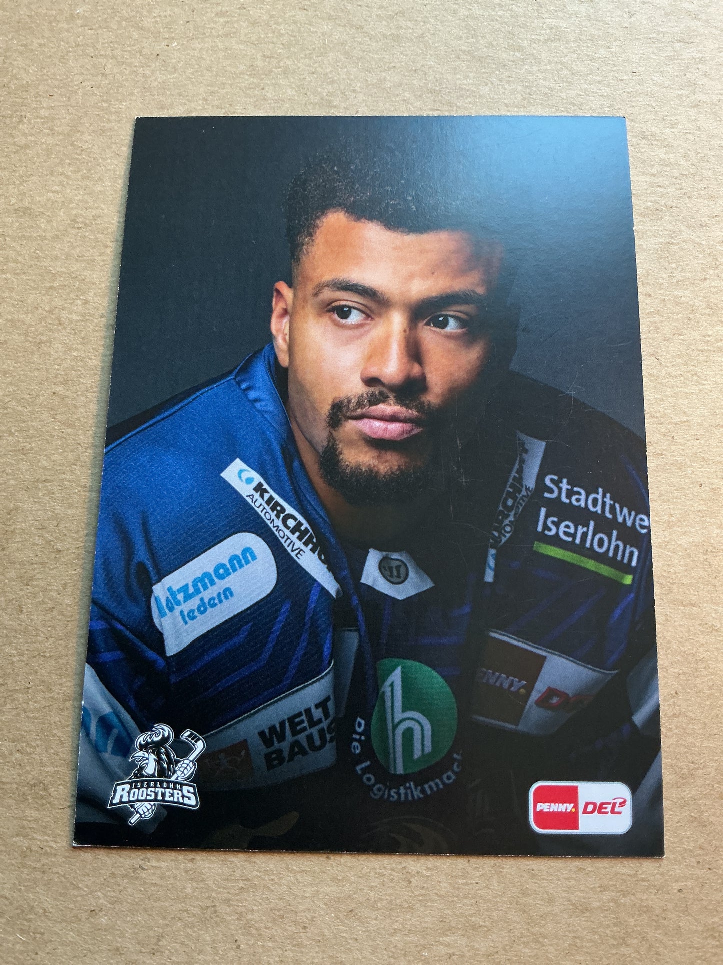 Colin Ugbekile, Germany 🇩🇪 Iserlohn Roosters 2024/25 hand signed