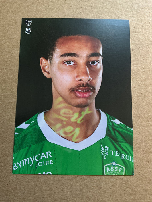 Djylian N’Guessan, France 🇫🇷 AS Saint-Etienne 2024/25 hand signed