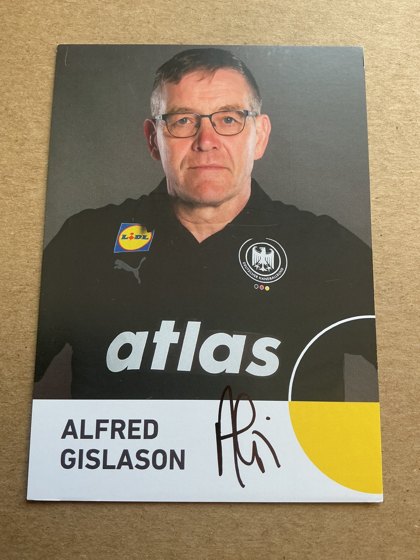 Alfred Gislason, Iceland 🇮🇸 Handball Summer Olympics 2024 hand signed