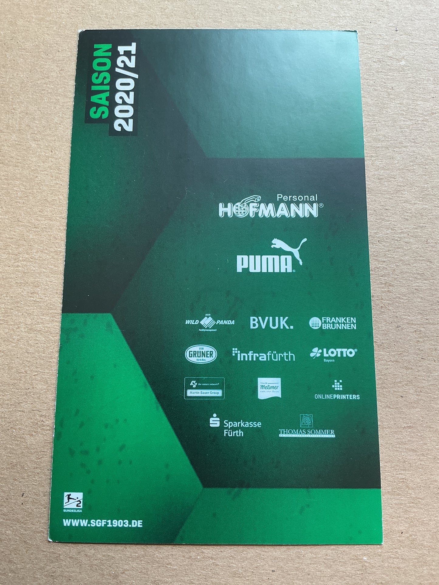 David Raum, Germany 🇩🇪 SpVgg Greuther Fürth 2020/21 hand signed