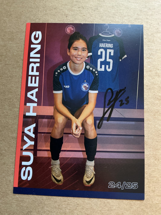 Suya Haering, New Zealand 🇳🇿 1.FFC Turbine Potsdam 2024/25 hand signed