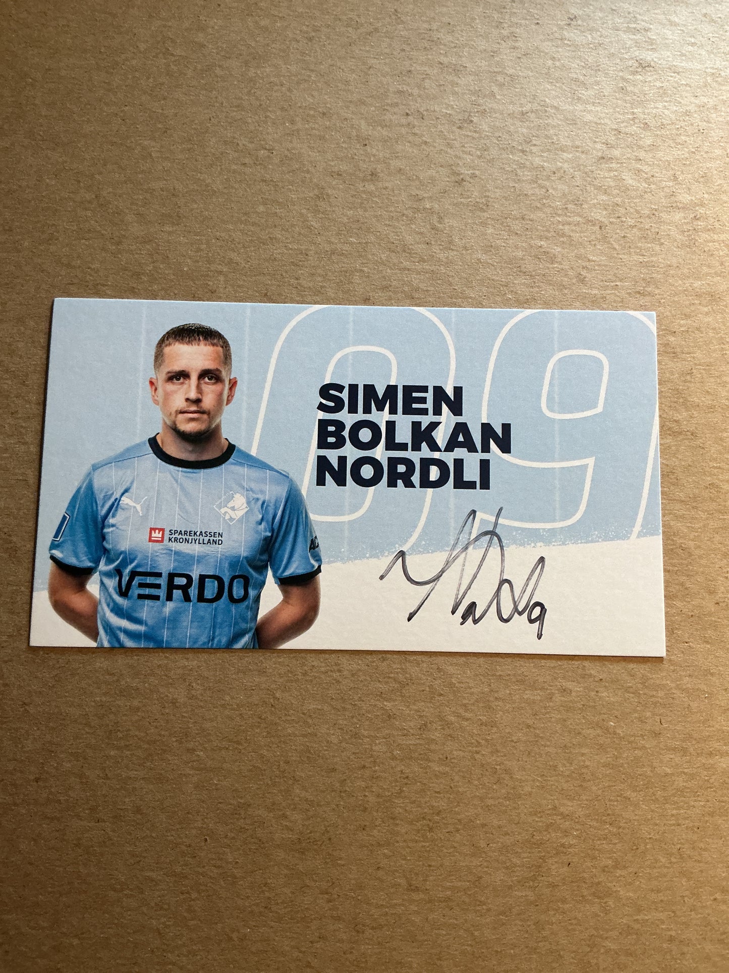 Simen Bolkan Nordli, Norway 🇳🇴 Randers FC 2023/24 hand signed