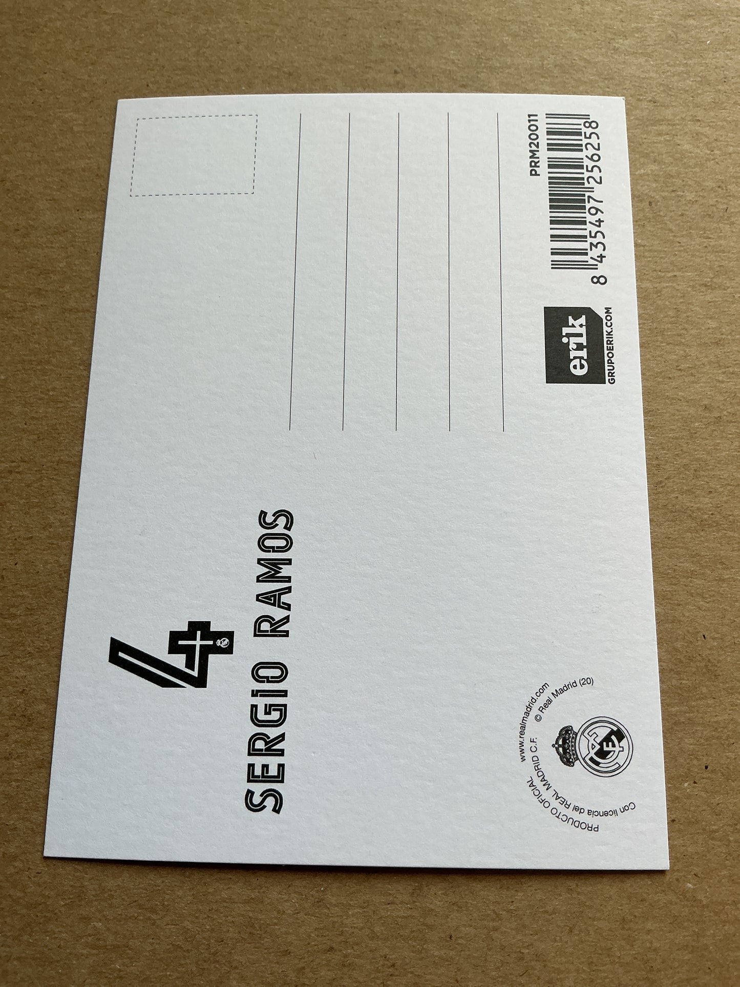 Sergio Ramos, Spain 🇪🇸 Real Madrid 2020/21 hand signed