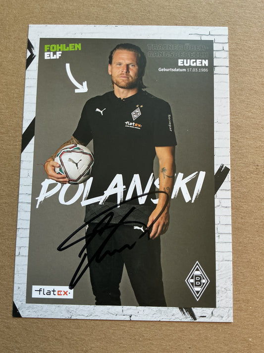 Eugen Polanski, Germany 🇩🇪 Borussia Mönchengladbach 2020/21 hand signed