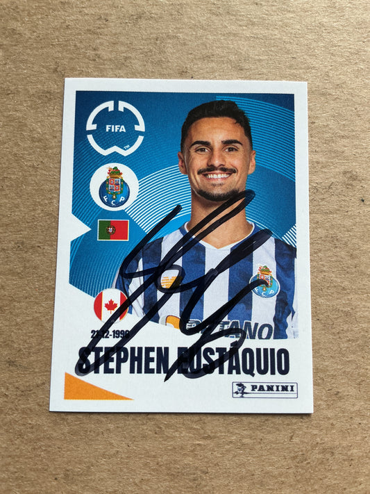 Stephen Eustaquio, Canada 🇨🇦 FC Porto Club World Cup 2025 Panini hand signed