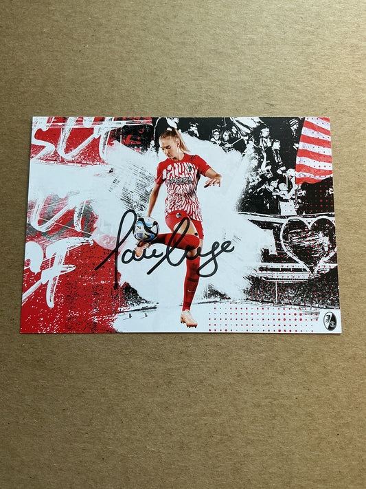 Janina Minge, Germany 🇩🇪 SC Freiburg 2023/24 hand signed
