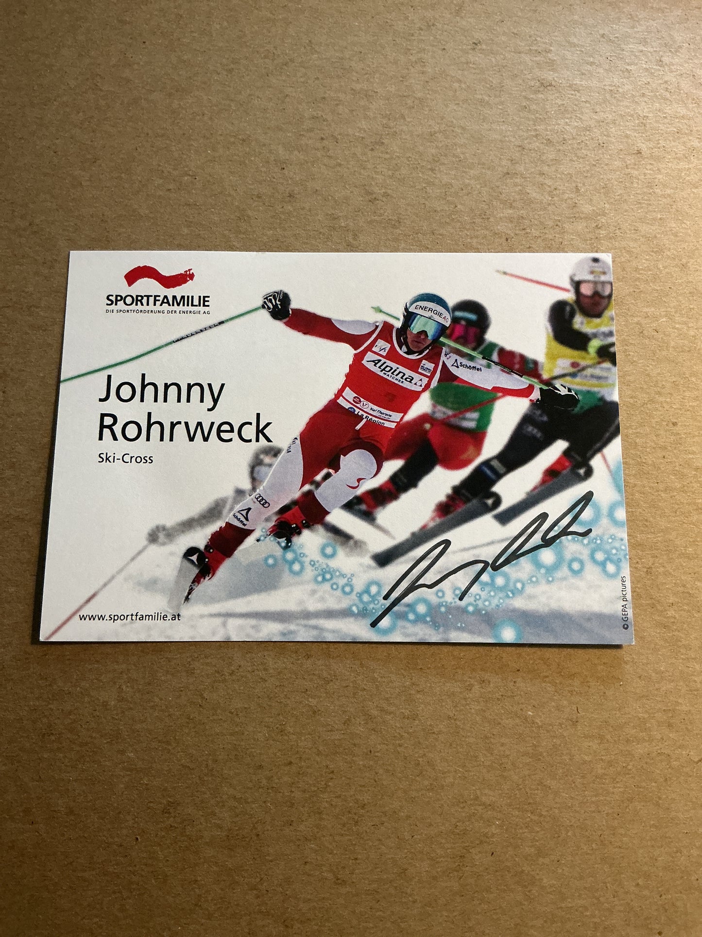 Johnny Rohrweck, Austria 🇦🇹 Freestyle Winter Sports 2024/25 hand signed