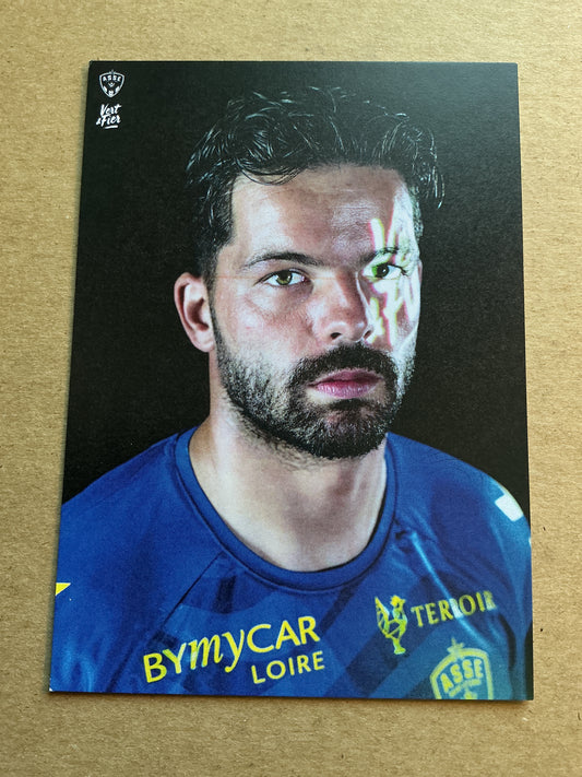 Gautier Larsonneur, France 🇫🇷 AS Saint-Etienne 2024/25 hand signed