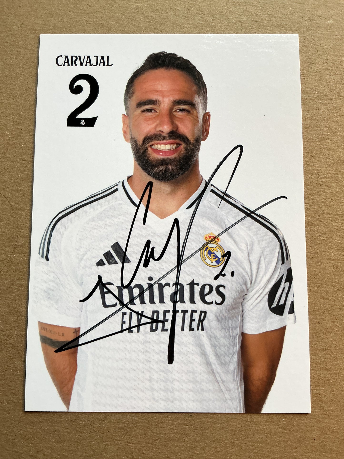 Daniel Carvajal, Spain 🇪🇸 Real Madrid 2024/25 hand signed