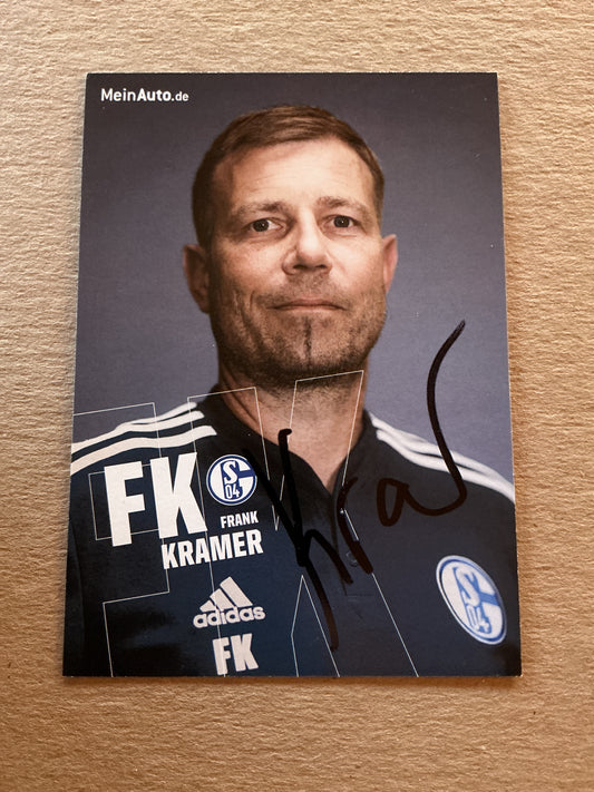 Frank Kramer, Germany 🇩🇪 FC Schalke 04 2022/23 hand signed