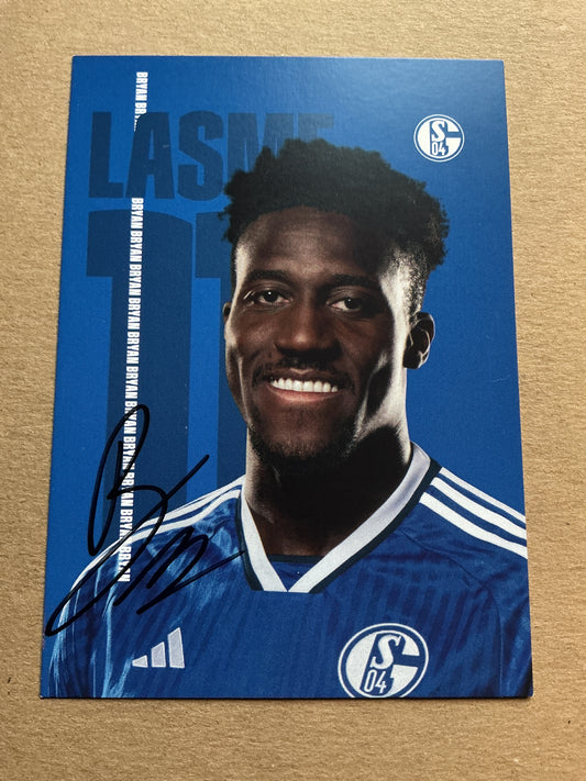 Bryan Lasme, France 🇫🇷 FC Schalke 04 2023/24 hand signed