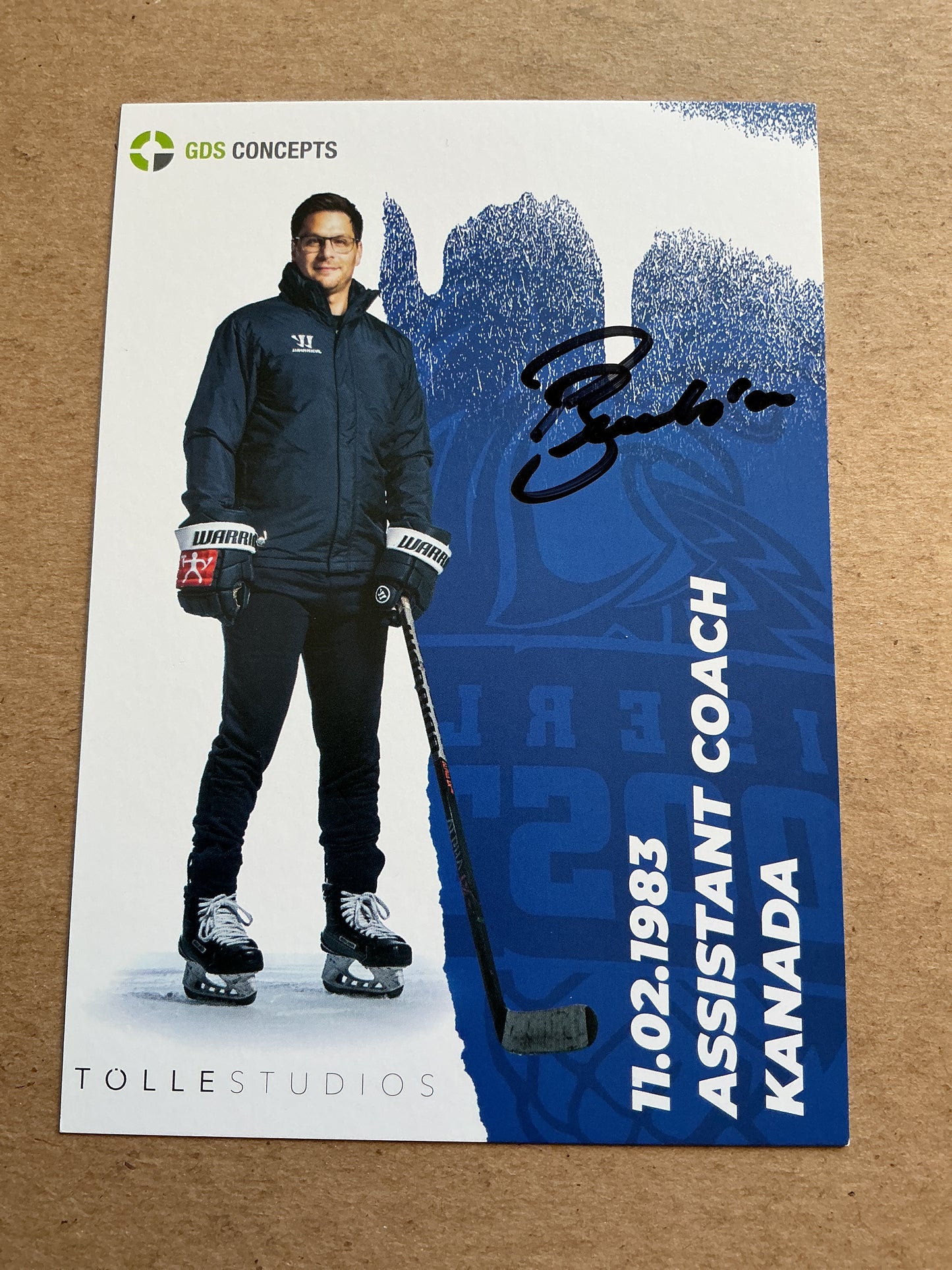 Pierre Beaulieu, Canada 🇨🇦 Iserlohn Roosters 2023/24 hand signed