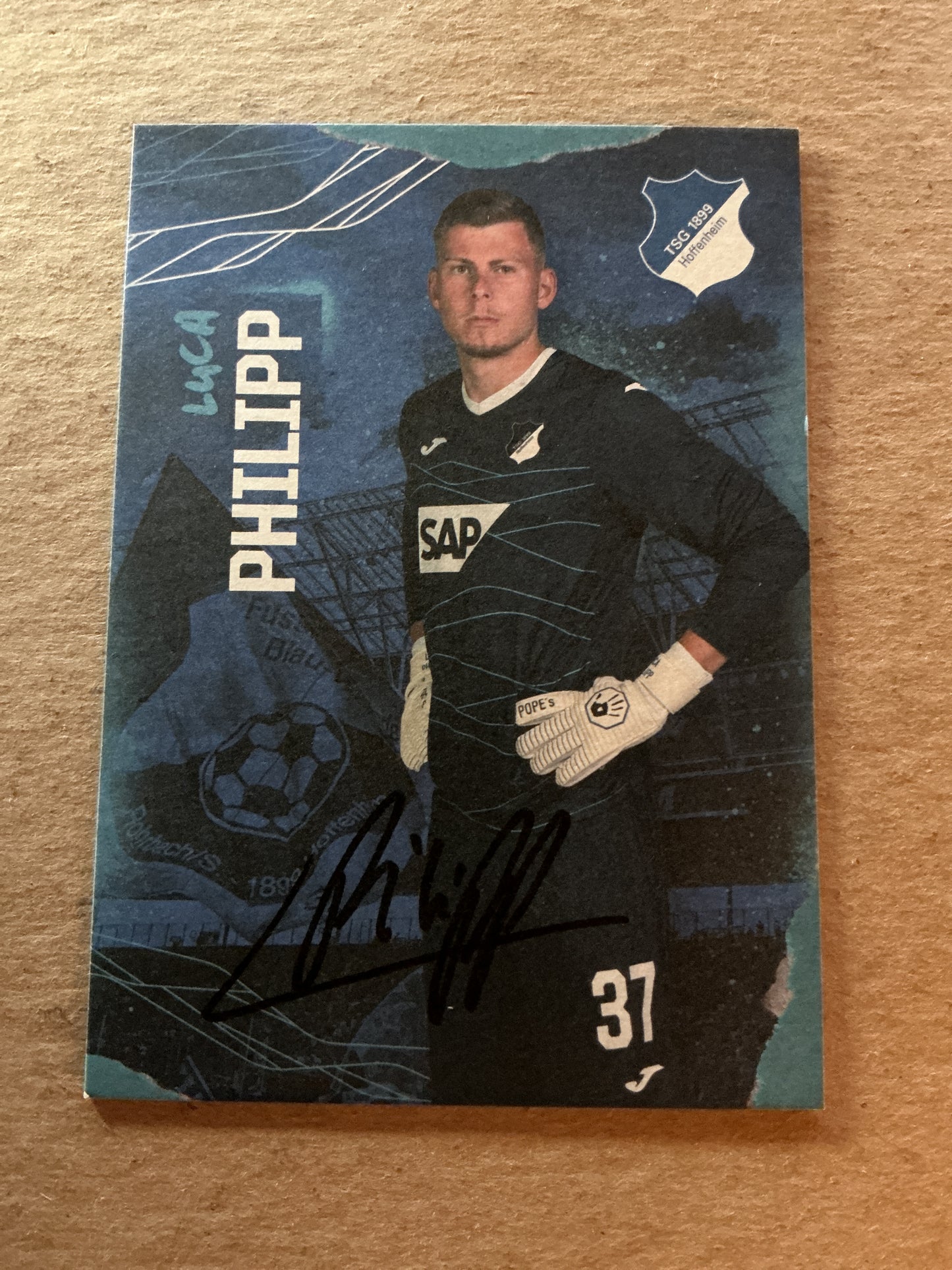 Luca Philipp, Germany 🇩🇪 TSG 1899 Hoffenheim 2022/23 hand signed