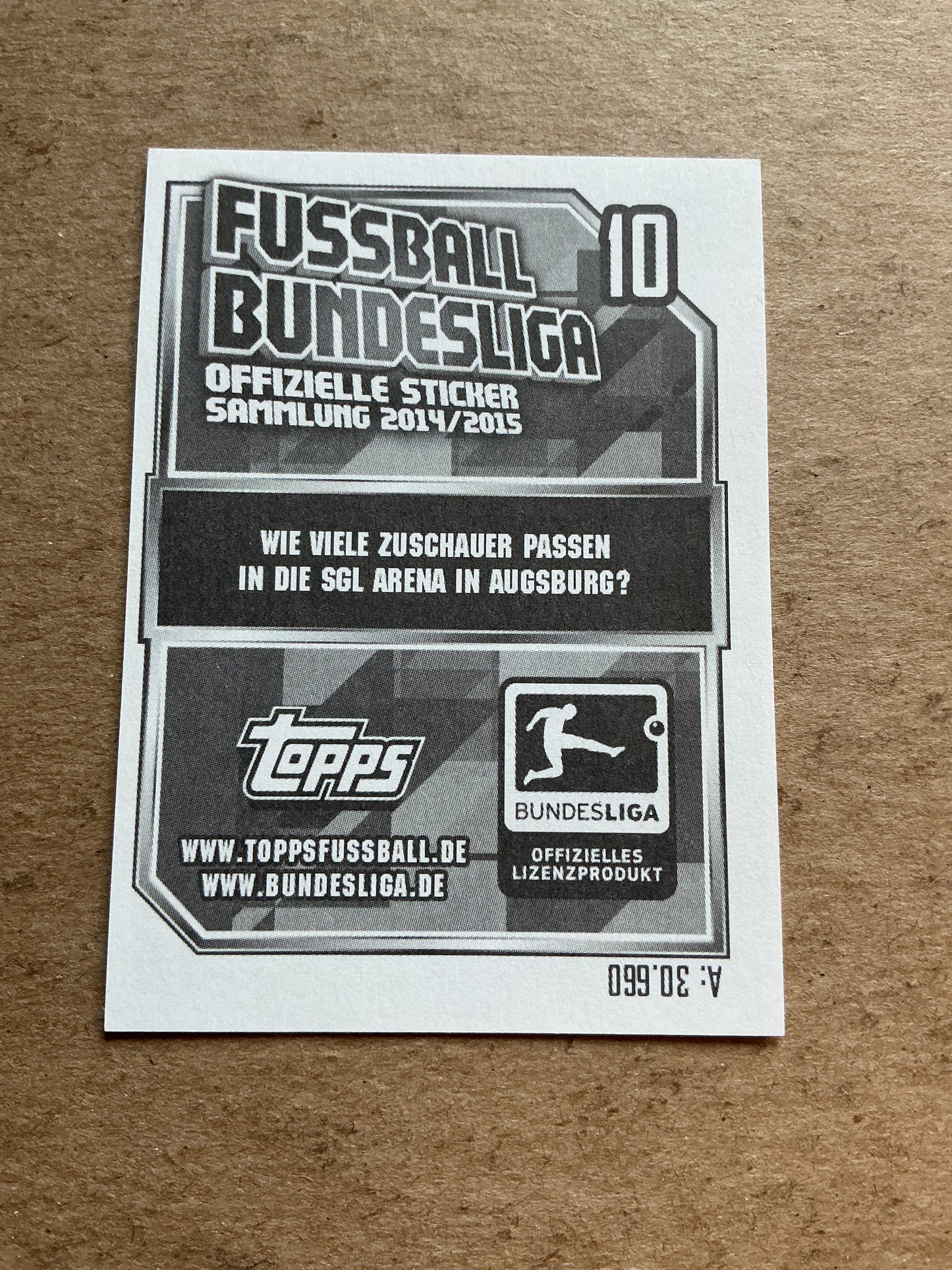 Jan-Ingwer Callsen-Bracker, Germany 🇩🇪 FC Augsburg 2014/15 Topps hand signed