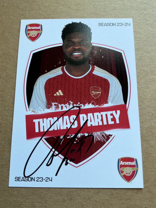 Thomas Partey, Ghana 🇬🇭 Arsenal FC 2023/24 hand signed