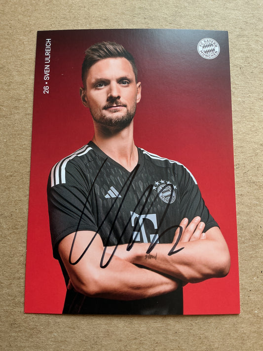 Sven Ulreich, Germany 🇩🇪 FC Bayern München 2023/24 hand signed