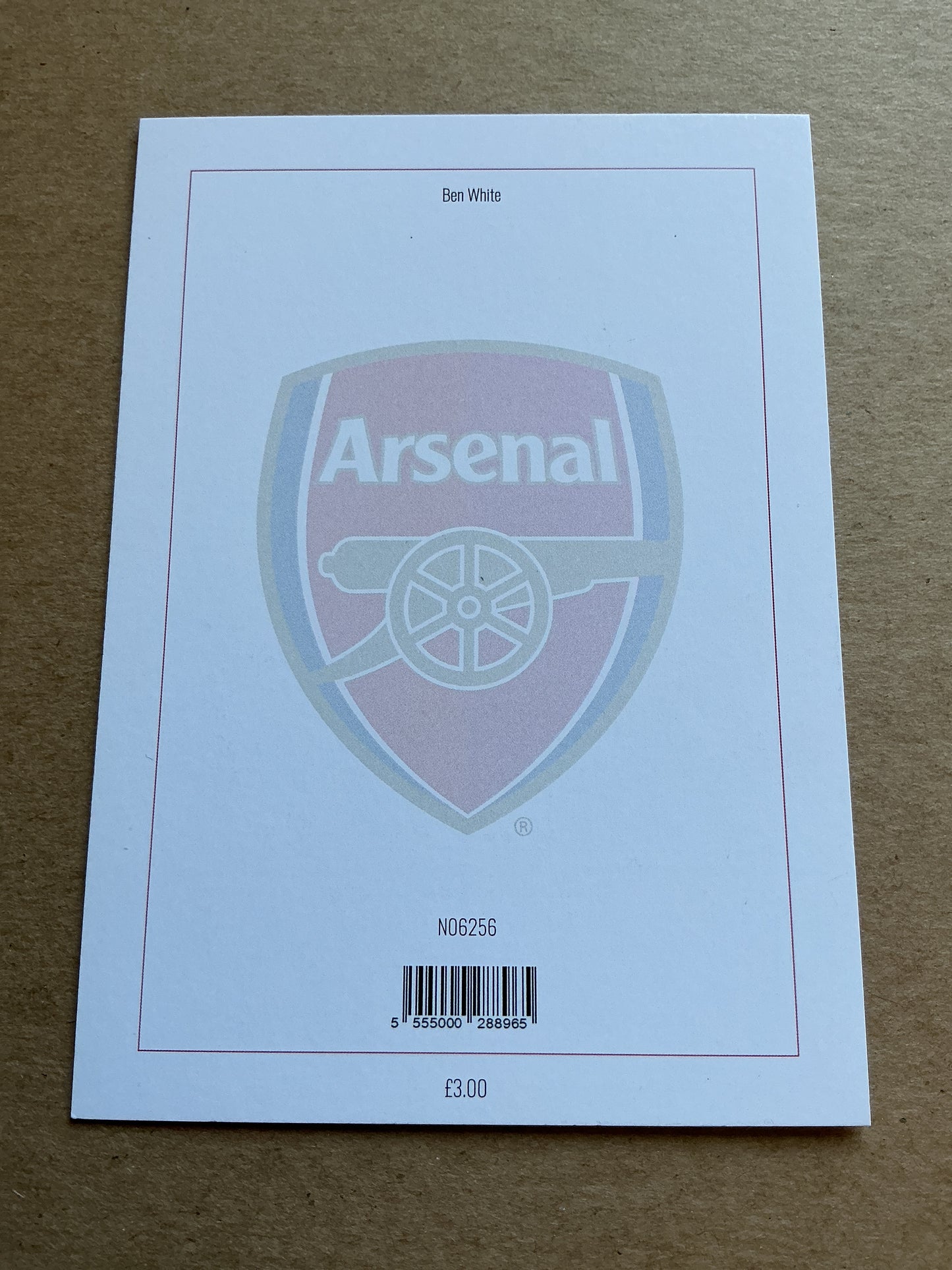 Ben White, England 🏴󠁧󠁢󠁥󠁮󠁧󠁿 Arsenal FC 2023/24 hand signed