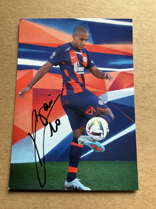 Wahbi Khazri, Tunisia 🇹🇳 Montpellier HSC 2023/24 hand signed