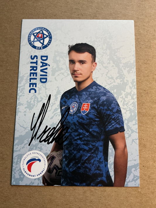 David Strelec, Slovakia 🇸🇰 UEFA Euro Cup 2020 hand signed