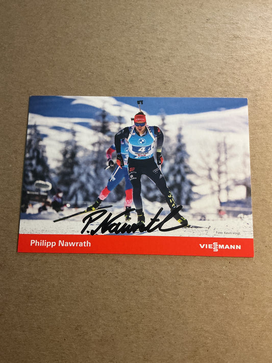 Philipp Nawrath, Germany 🇩🇪 Biathlon Winter Sports 2024/25 hand signed