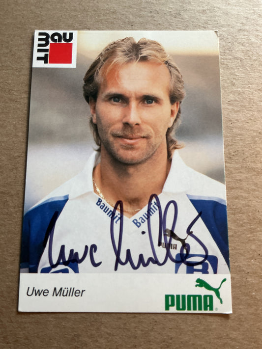 Uwe Müller, Germany 🇩🇪 Admira Wacker 1992/93 hand signed