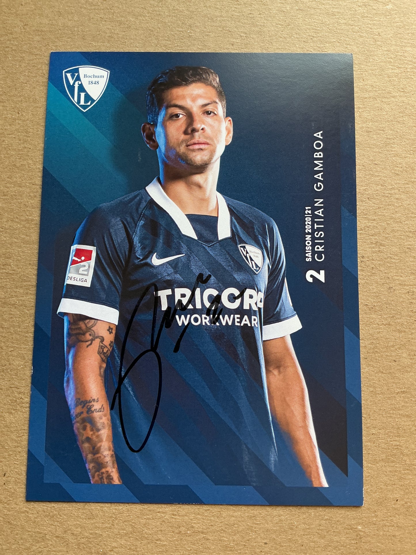 Cristian Gamboa, Costa Rica 🇨🇷 VfL Bochum 2020/21 hand signed
