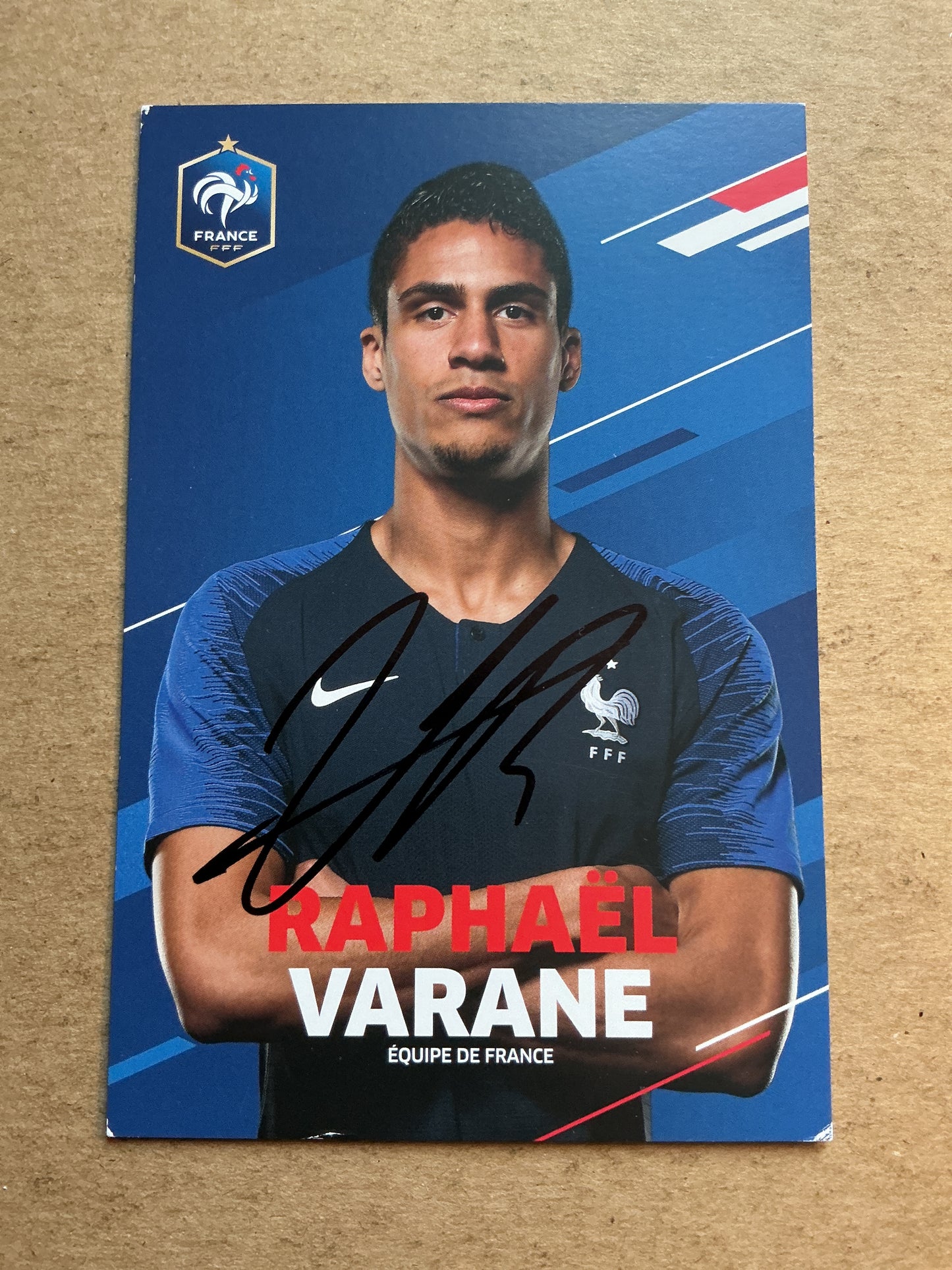 Raphaël Varane, France 🇫🇷 FIFA World Cup 2018 hand signed