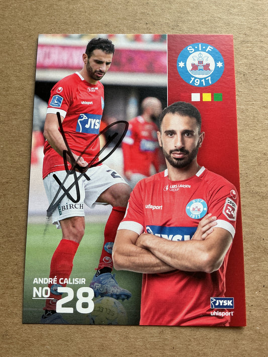 Andre Calisir, Armenia 🇦🇲 Silkeborg IF 2022/23 hand signed
