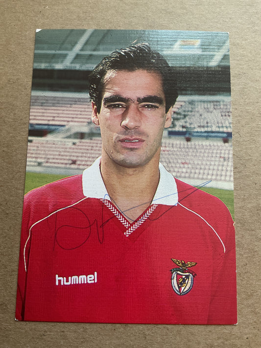 Rui Aguas, Portugal 🇵🇹 SL Benfica 1992/93 hand signed