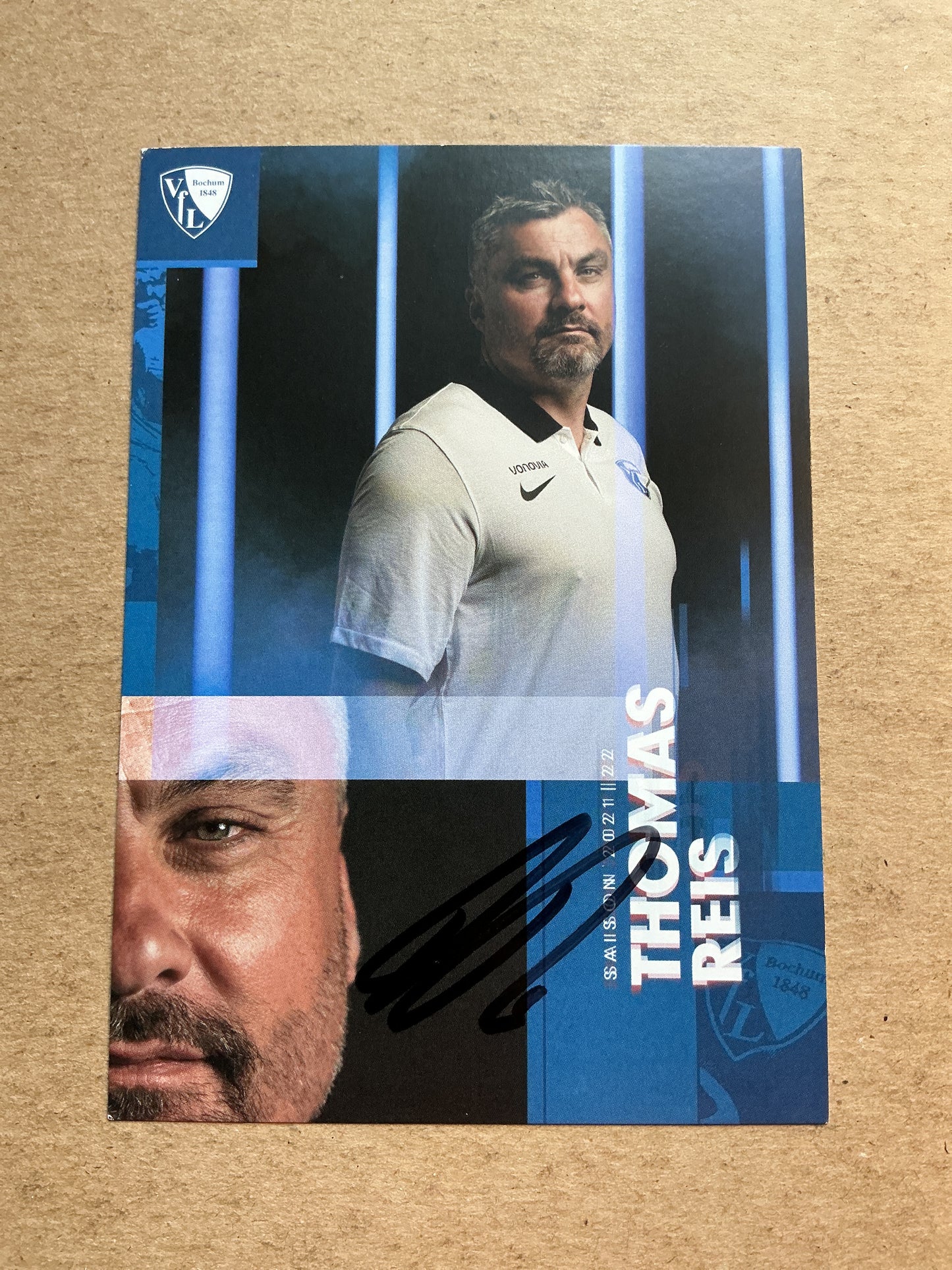 Thomas Reis, Germany 🇩🇪 VfL Bochum 2021/22 hand signed