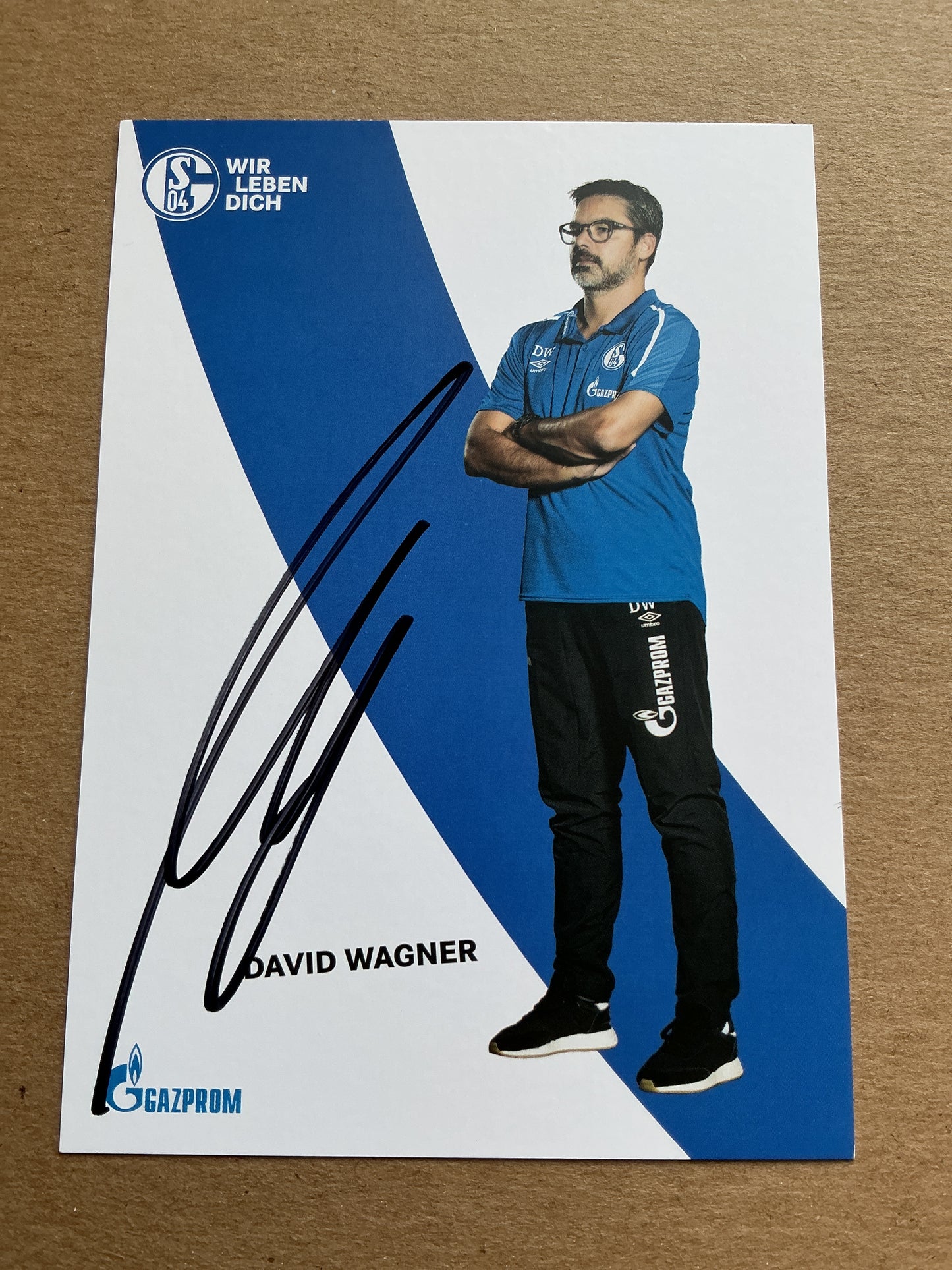 David Wagner, USA 🇺🇸 FC Schalke 04 2019/20 hand signed