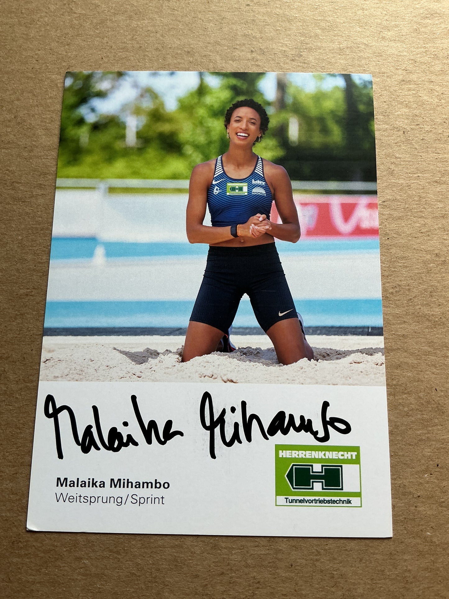 Malaika Mihambo, Germany 🇩🇪 Athletics Summer Olympics 2024 hand signed