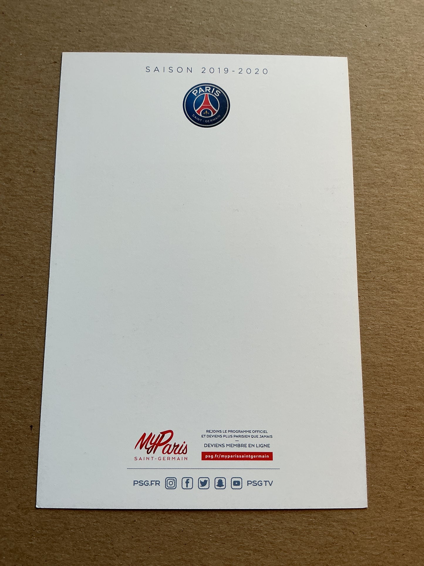 Sergio Rico, Spain 🇪🇸 Paris Saint-Germain 2019/20 hand signed