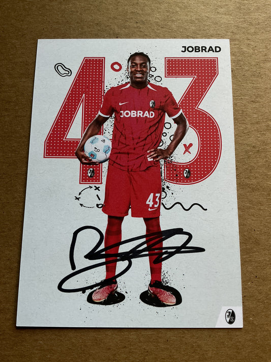Bruno Ogbus, Switzerland 🇨🇭 SC Freiburg 2024/25 hand signed