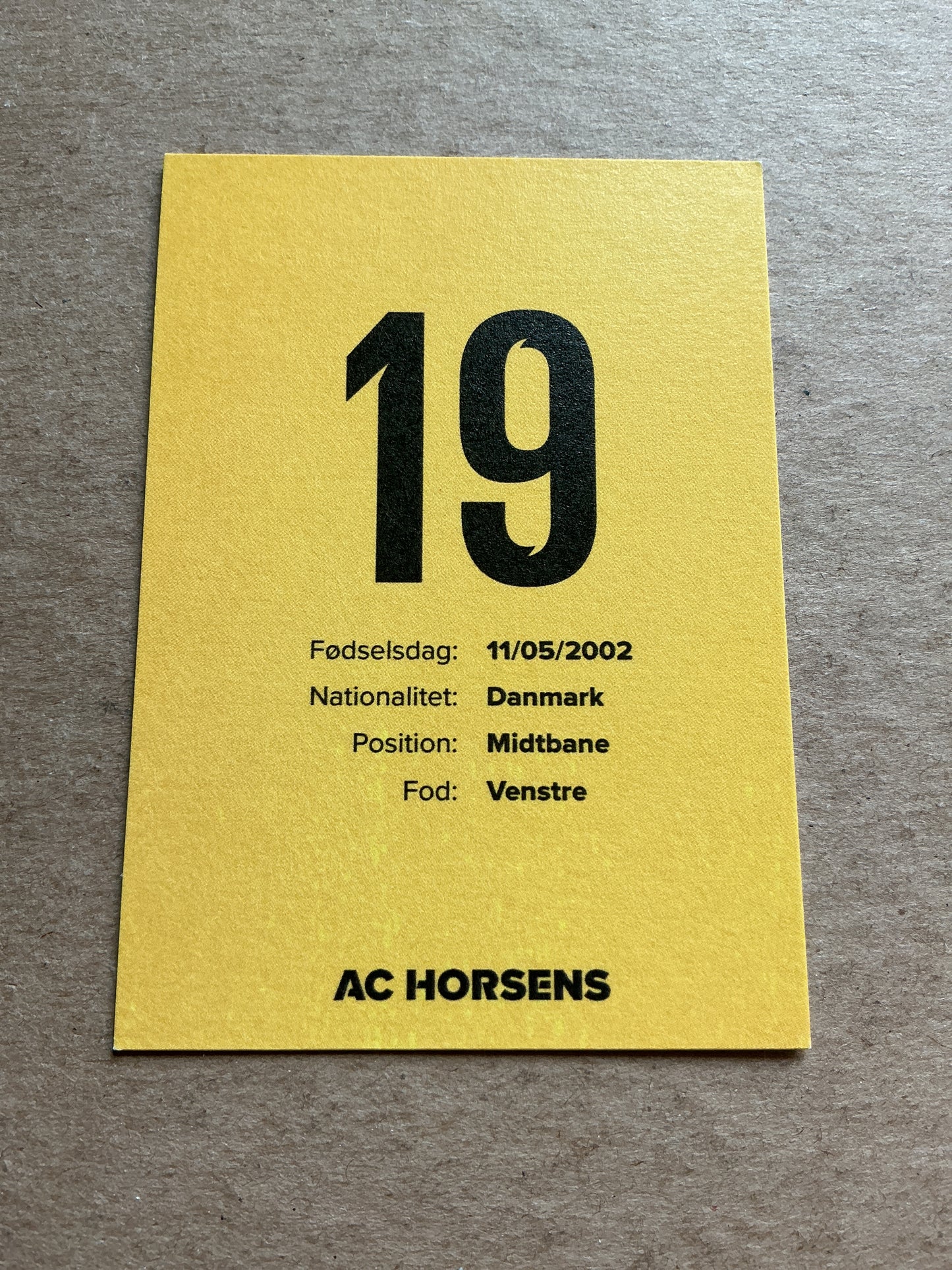 Marcus Hannesbo, Denmark 🇩🇰 AC Horsens 2022/23 hand signed