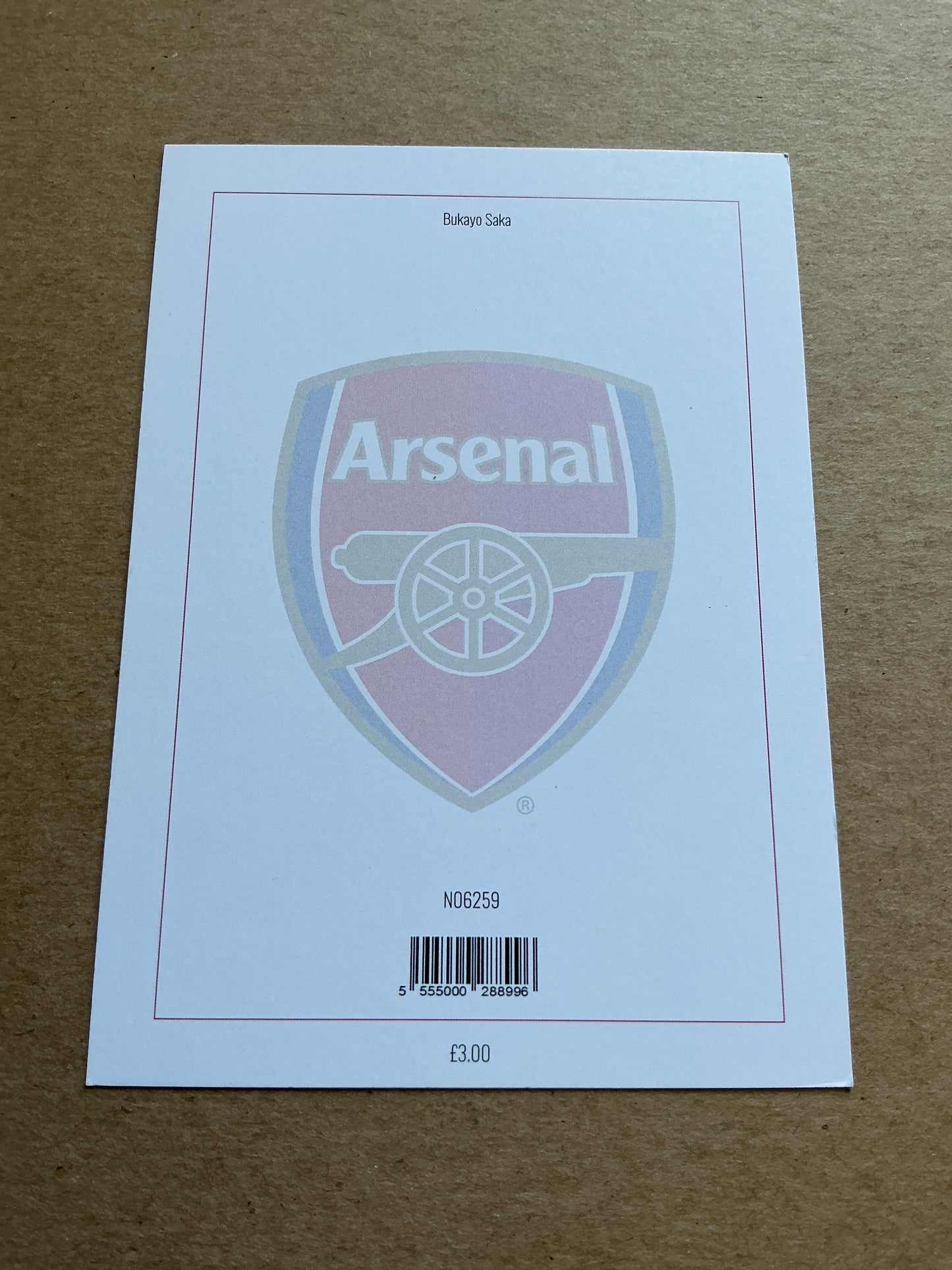 Bukayo Saka, England 🏴󠁧󠁢󠁥󠁮󠁧󠁿 Arsenal FC 2023/24 hand signed