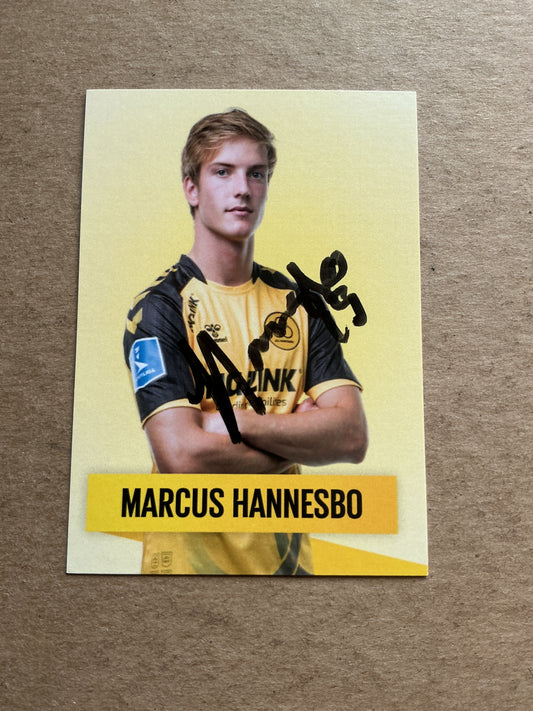 Marcus Hannesbo, Denmark 🇩🇰 AC Horsens 2022/23 hand signed