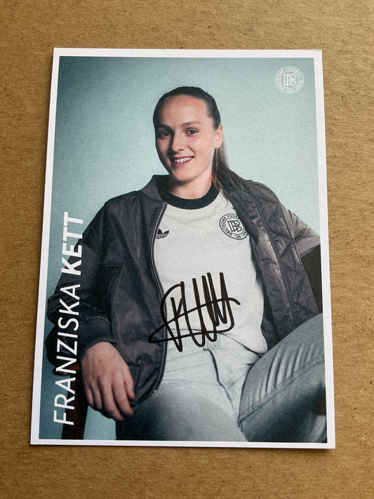 Franziska Kett, Germany 🇩🇪 Women’s Euro Cup 2025 hand signed