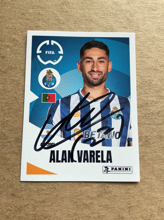 Alan Varela, Argentina 🇦🇷 FC Porto Club World Cup 2025 Panini hand signed