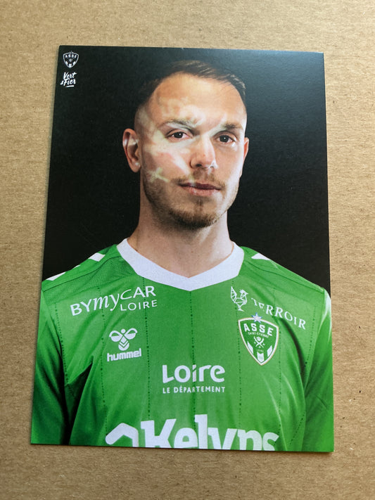 Irvin Cardona, France 🇫🇷 AS Saint-Etienne 2024/25 hand signed