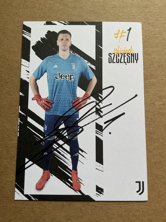 Wojciech Szczesny, Poland 🇵🇱 Juventus FC 2023/24 hand signed