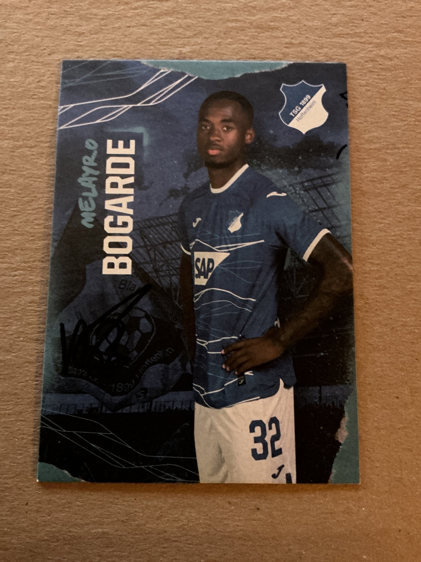 Melayrd Bogarde, Netherlands 🇳🇱 TSG 1899 Hoffenheim 2022/23 hand signed