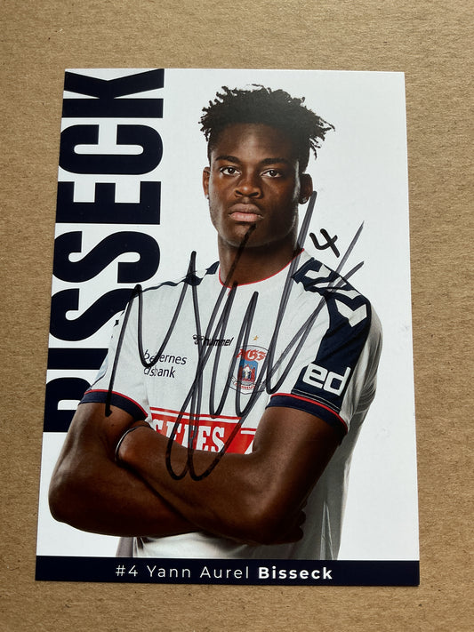 Yann Aurel Bisseck, Germany 🇩🇪 Aarhus GF 2021/22 hand signed